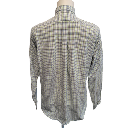 Chemise Ralph Lauren L Classic Fit Carreaux Bleu Vert Oxford Button Down Shirt