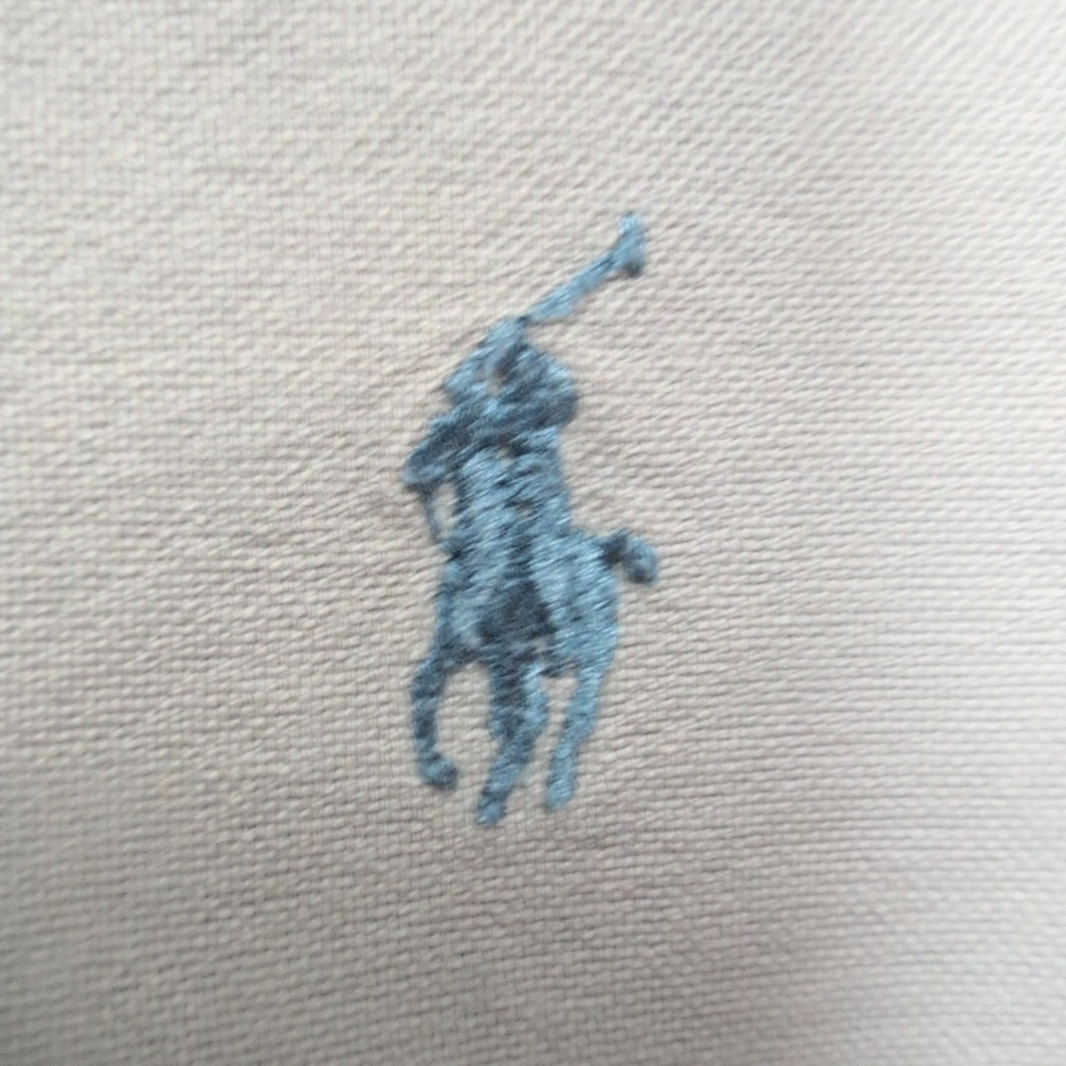 Chemise Ralph Lauren L Grise Logo Bleu Ciel Manches Longues