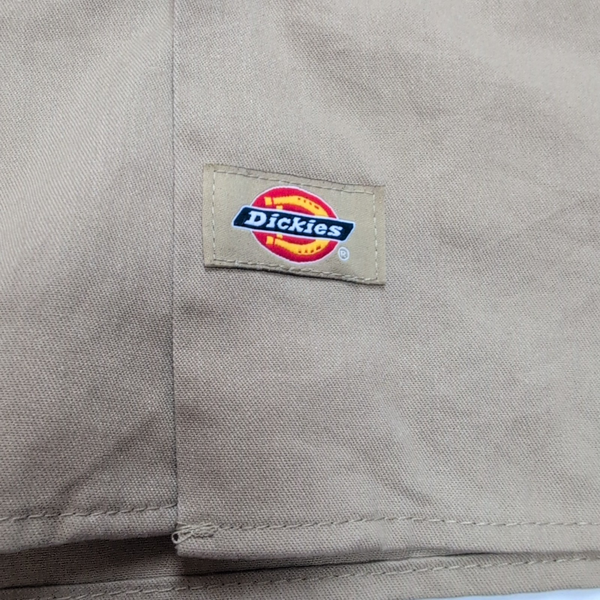 Chemise Dickies XL Beige Workwear Coton Polyester Poches Boutonnées