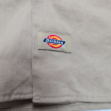 Chemise Dickies XL Beige Workwear Coton Polyester Poches Boutonnées