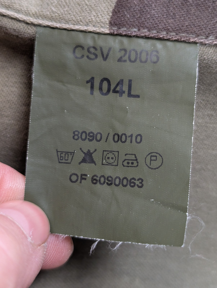 Veste Militaire Combat CCE Armée Française CSV Manches Longues - Taille L