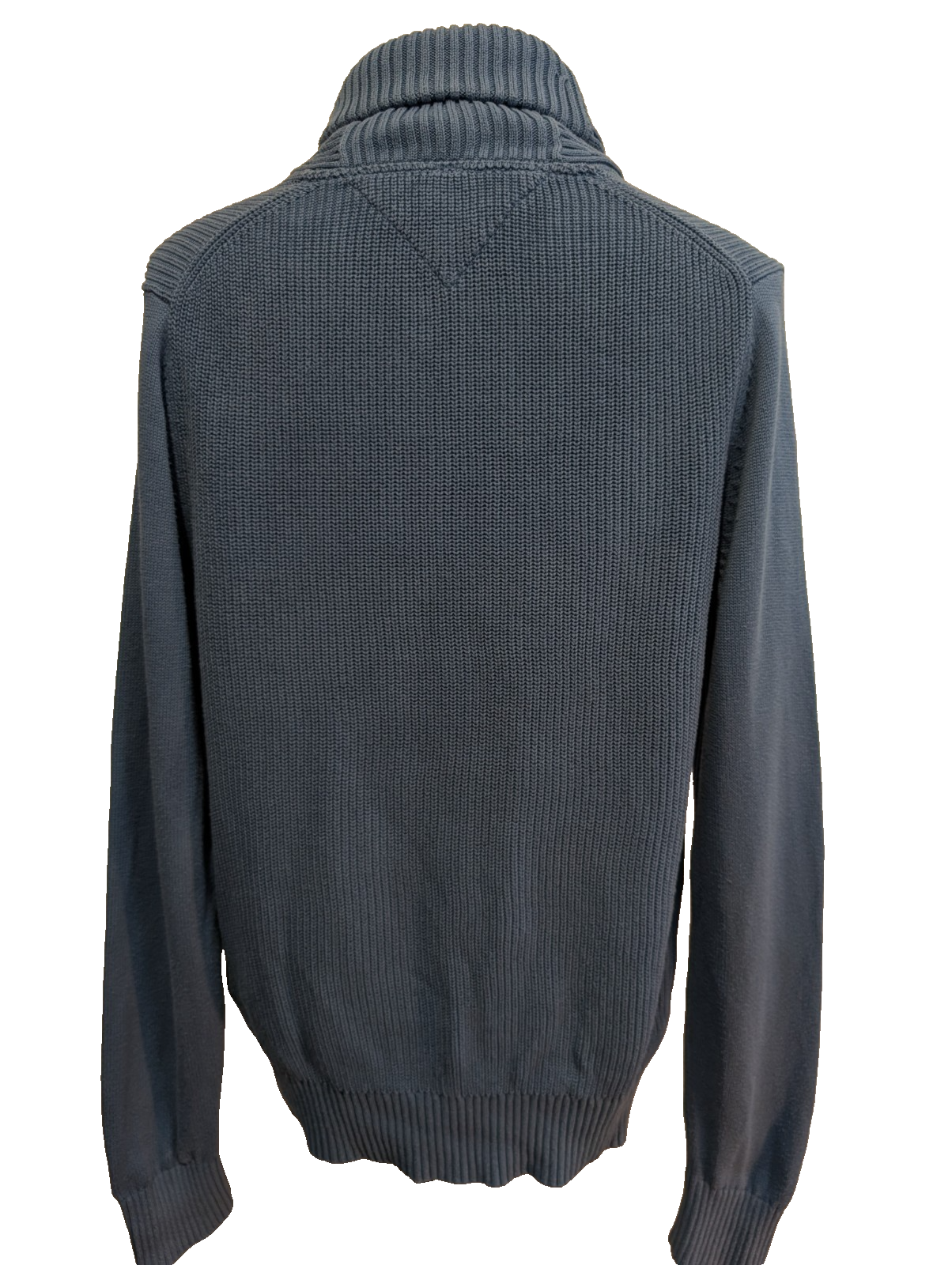 Pull Col Roulé Boutonné Tommy Hilfiger Bleu Ciel - Taille M