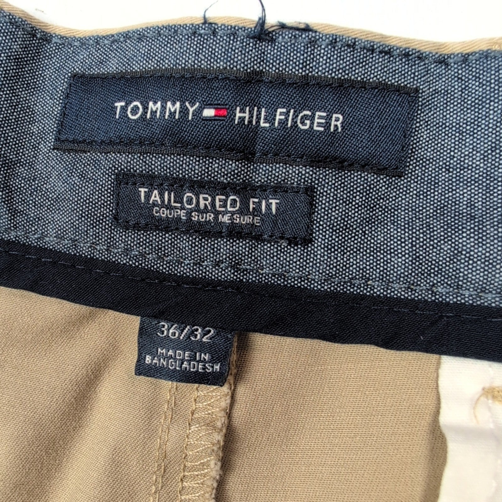 Pantalon chino Tommy Hilfiger stretch beige taille W36xL32 FR46 #47ct