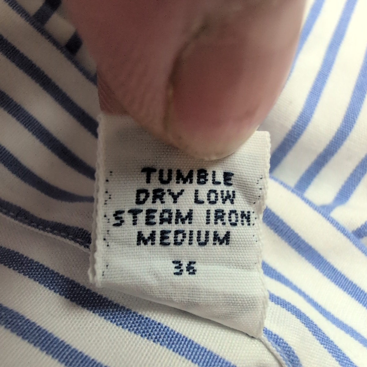 Chemise Ralph Lauren Blake S Bleu Rayures 100s Two Ply Coton Hong Kong
