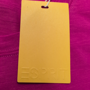 Haut Esprit Femme S Rose Fuchsia Manches Courtes Coton Neuf Étiquette