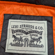 Levi's Blouson Veste Bomber Varsity Homme Noir L Chaud Doublure Orange | 300BSR