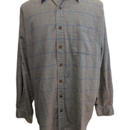 Chemise L.L.Bean T.XXL TALL Flanelle Épaisse Vintage Carreaux MULTICOULEUR