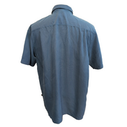 Chemise The North Face modèle technique modal bleu carreaux poche zippée XXL