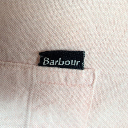 Chemise Barbour Tailored Fit Rose Pâle 100% Coton Taille XXL Ajustée