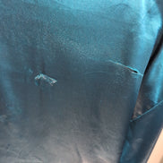 Chemise de nuit Victoria’s Secret M satin vert foncé lingerie vintage