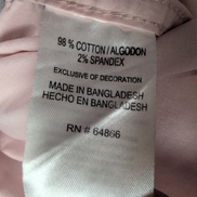 Lee chemise rose pâle manches courtes 2 poches boutonnées taille M