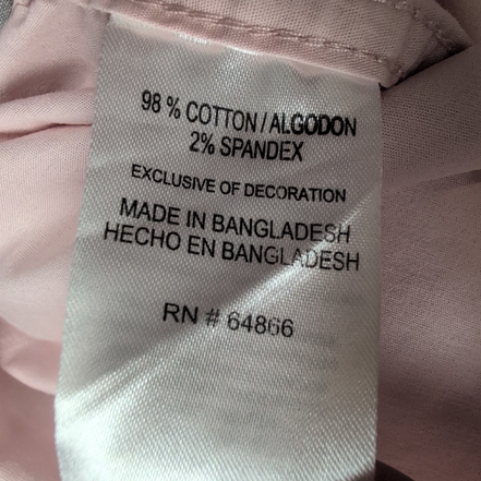 Lee chemise rose pâle manches courtes 2 poches boutonnées taille M