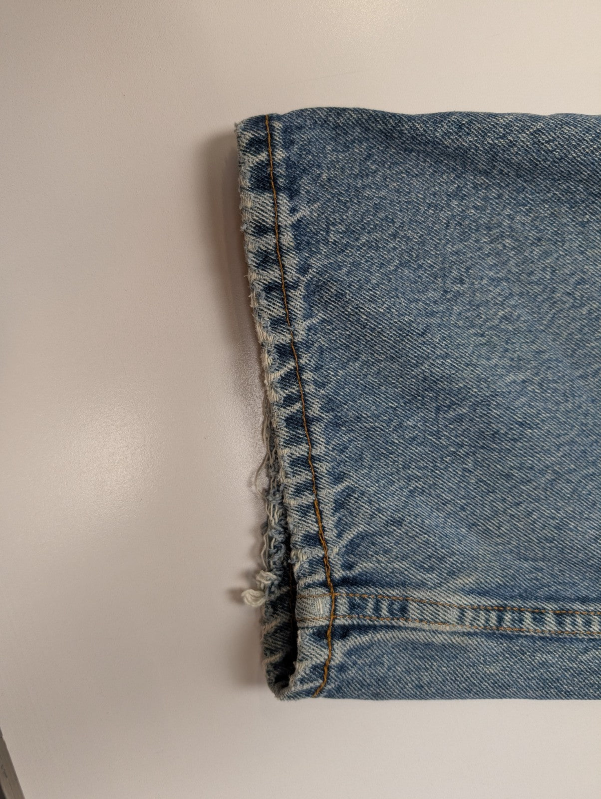 Jean LEVI'S 570 Baggy Vintage 🛹 Taille W36 (Taille 41cm) 🛹 Bleu Délavé Grunge