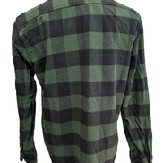🔥 Chemise LEVI'S Flanelle Épaisse à Carreaux Vert et Noir Manches Longues T.L