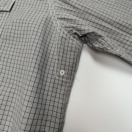 Chemise Nautica Technique XL Noir Blanc Carreaux 100% Coton manches longues