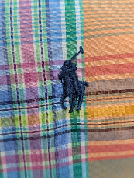 Chemise Polo Ralph Lauren à carreaux stretch multi couleur coton taille XXL