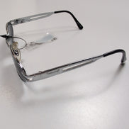 Lunettes de soleil Y2K Ovales Métal Chromé Branches Larges