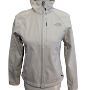 Veste Softshell TNF APEX Femme XS Blanche Coupe-Vent Polaire Technique