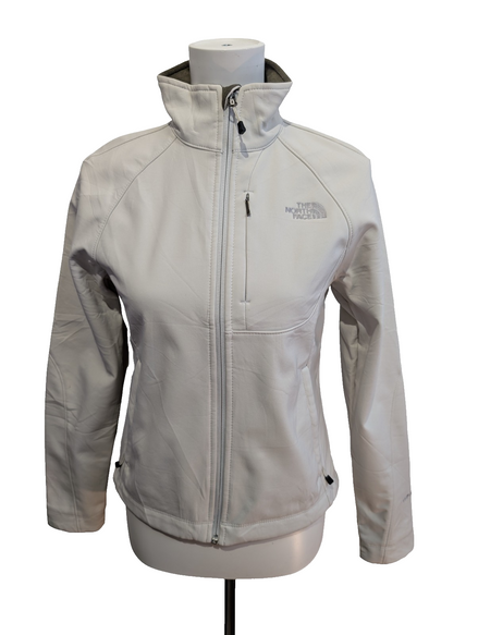 Veste Softshell TNF APEX Femme XS Blanche Coupe-Vent Polaire Technique