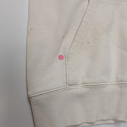 The North Face Sweat à Capuche Blanc - Grand Logo Carré au Dos - Taille XL Femme
