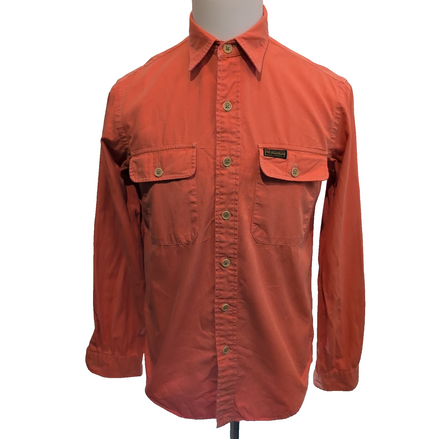 Chemise Polo Ralph Lauren Vintage Taille S Orange Coton 2 Poches