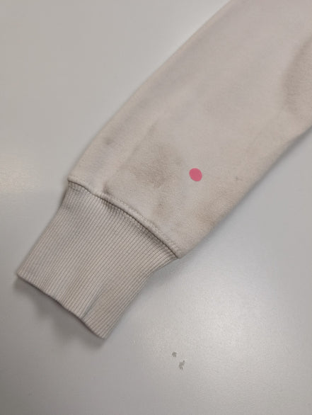 The North Face Sweat à Capuche Blanc - Logo Noir Frontal - Taille M Femme