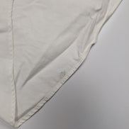 Chemise Ralph Lauren blanche logo marron taille XL #2817