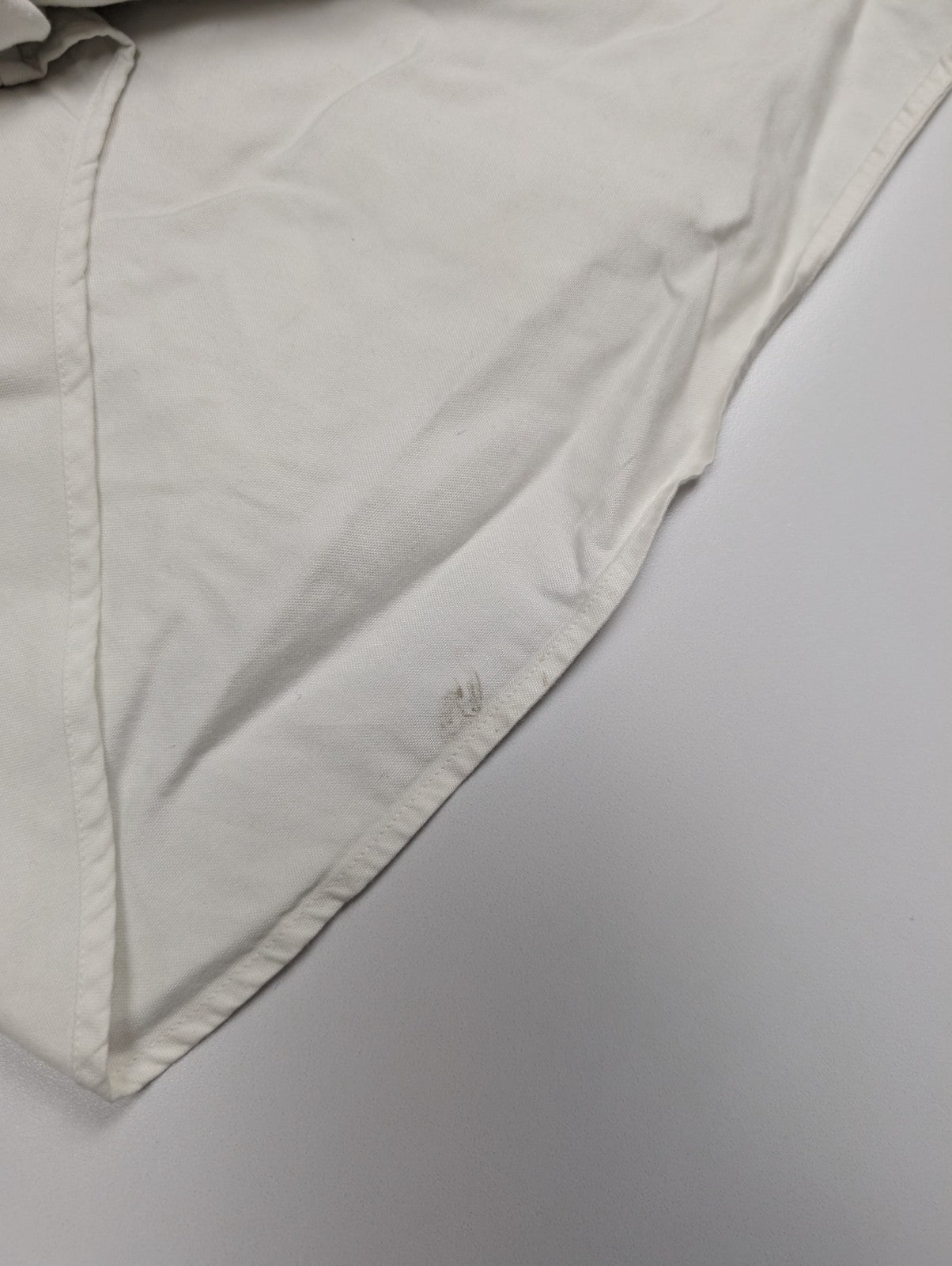 Chemise Ralph Lauren blanche logo marron taille XL #2817
