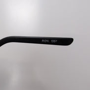 Lunettes de soleil Y2K Cyber Minimaliste Teintées Bleu Branches Fines