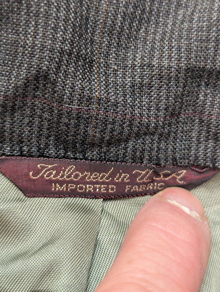 Veste Blazer homme Sturbridge marron micro-carreaux taille XL