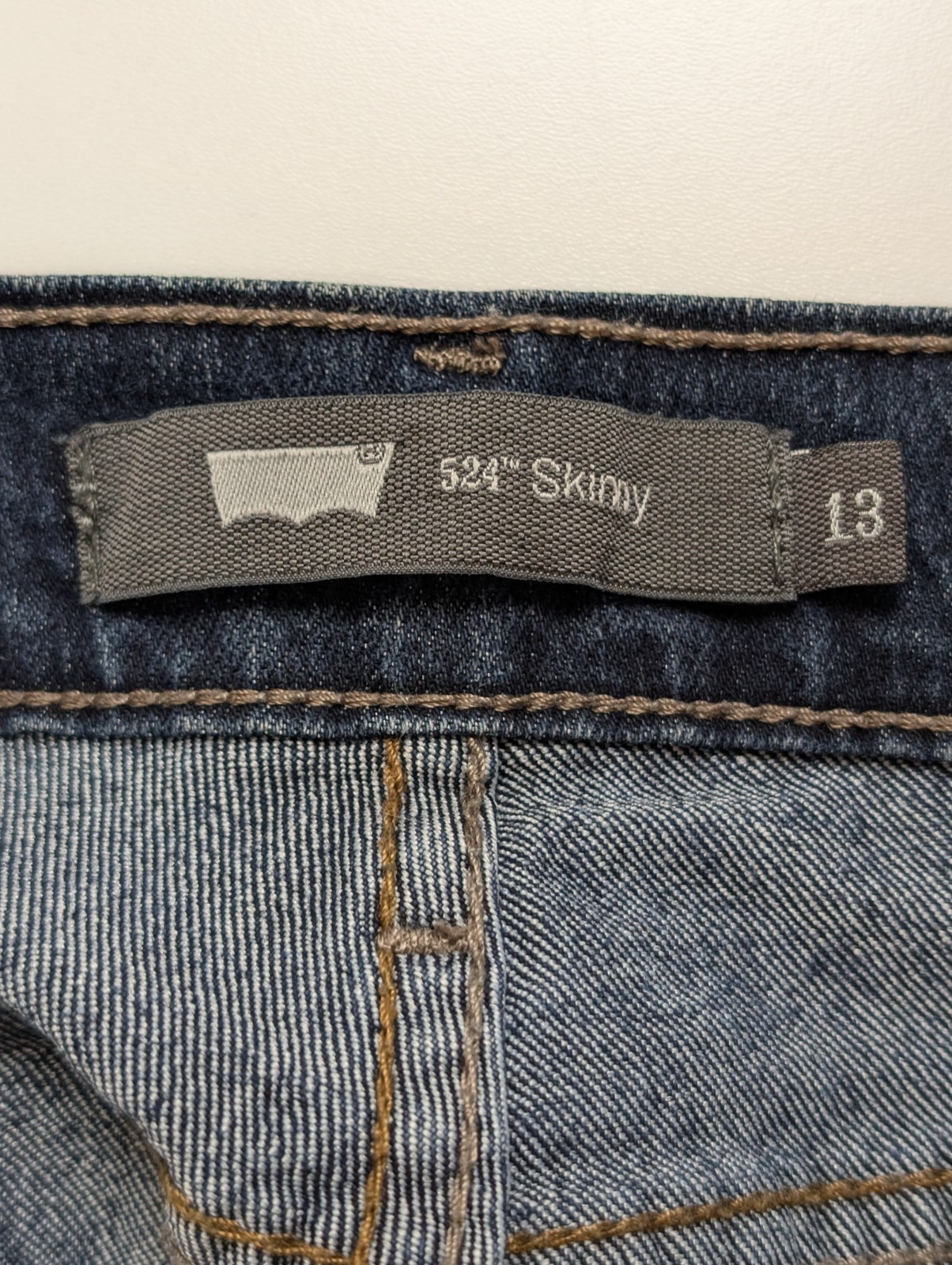 Jean Levi's 524 Femme Bleu Skinny Ultra Stretch W31 L32 Authentique
