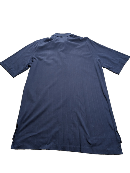 Polo manches courtes Polo Ralph Lauren Golf L bleu marine rayures coton Pima
