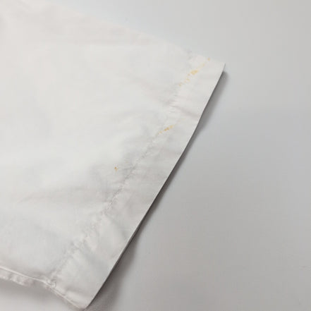 Chemise Yves Saint Laurent XL Blanche Logo Brodé Manches Courtes Poche