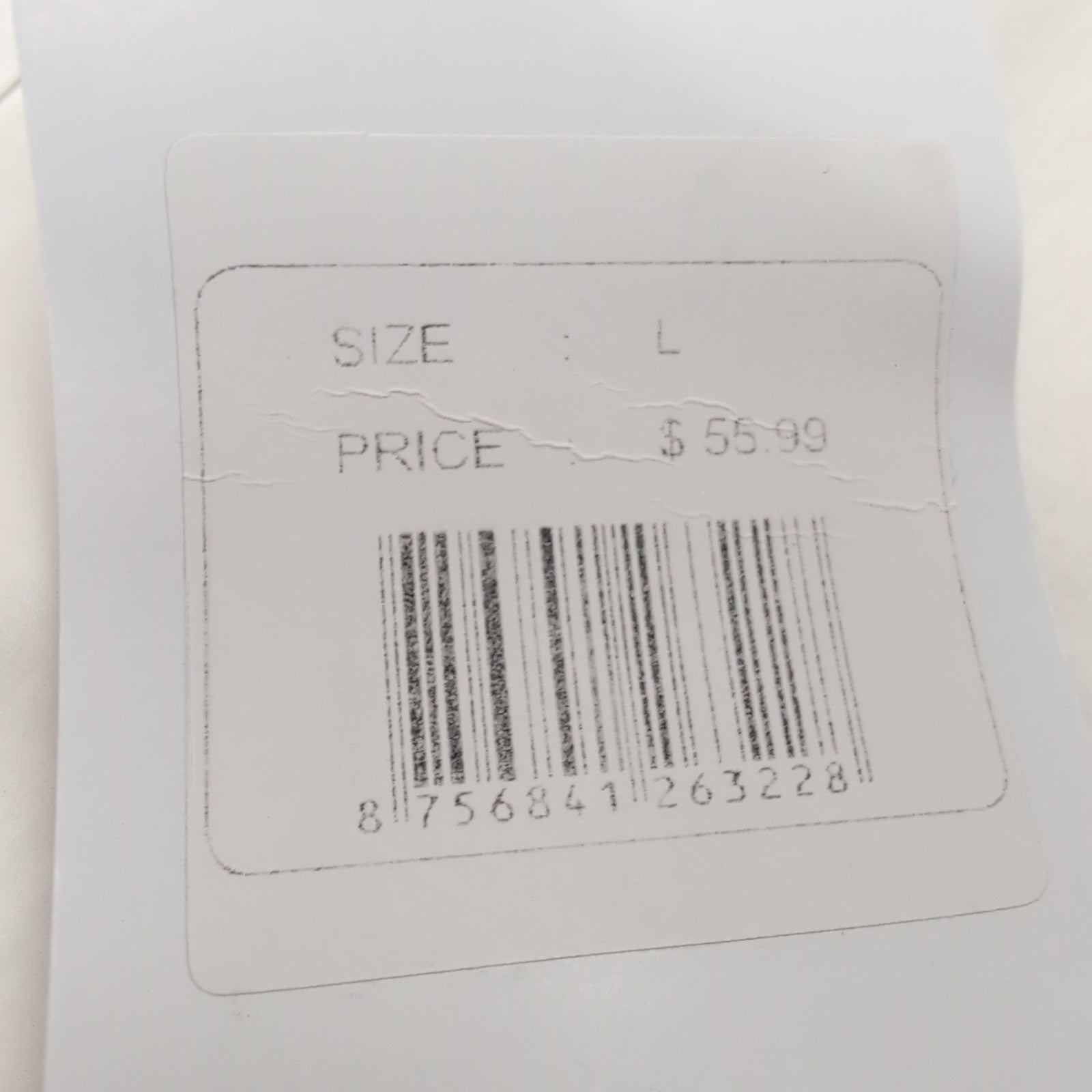 Chemise Todd Shelton L Neuve Étiquette Slim Fit 100% Coton Blanche
