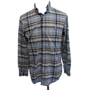 Chemise Ralph Lauren S Classic Fit Performance Bleue Carreaux Nylon Polyester