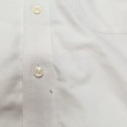 Chemise L.L. BEAN Homme L Blanche Manches Longues Wrinkle Resistant