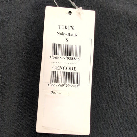 Tunique Femme Kéawa Taille S Noire Fleurie Col V Manches Longues Neuve