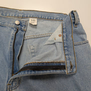 Jean Levi's 570 Vintage Rare Homme W38 L30 Bleu Très Clair Denim Loose Tapered
