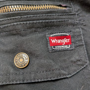 Blouson Wrangler Workwear XL 46/48 Veste Matelassée Chaude Capuche Noir