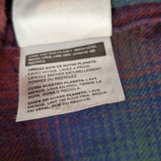🔥Chemise LEVI'S Relaxed Flanelle Très Épaisse Bordeaux Bleu & Vert Taille M