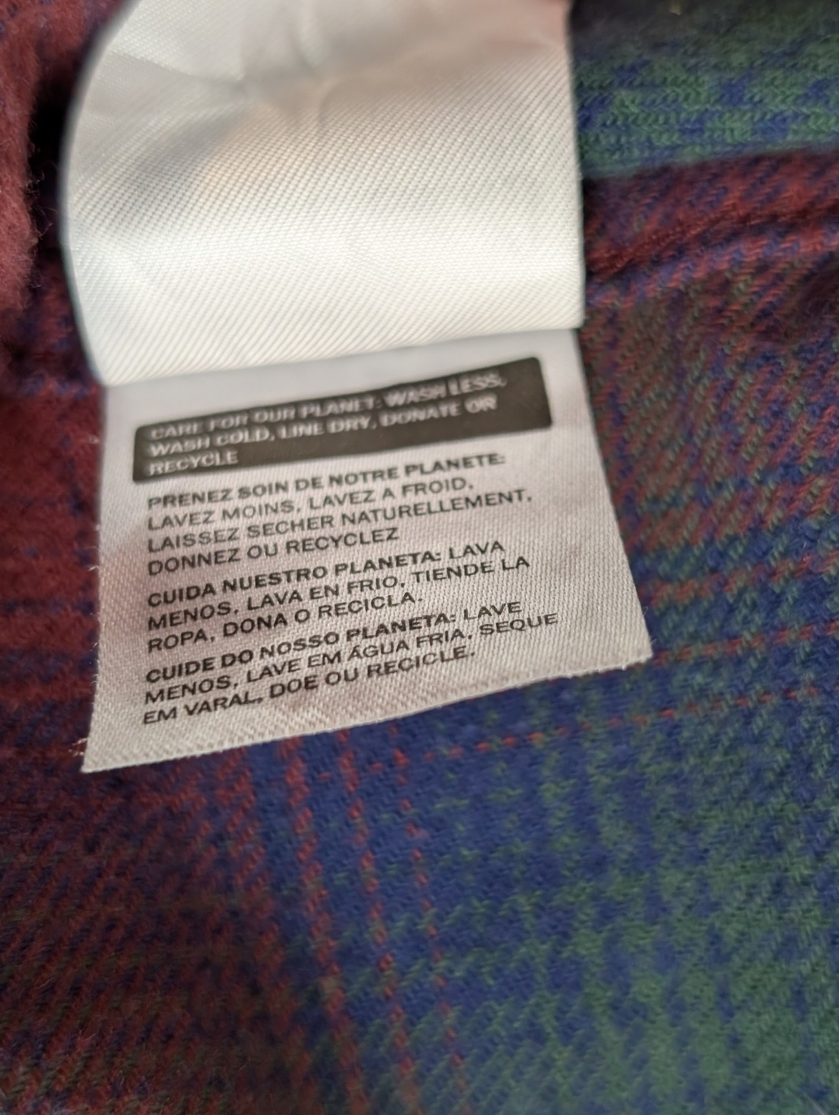 🔥Chemise LEVI'S Relaxed Flanelle Très Épaisse Bordeaux Bleu & Vert Taille M