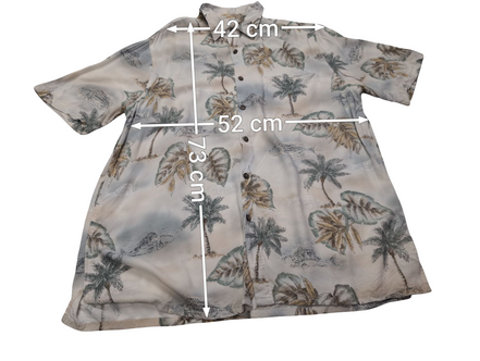 Chemise hawaïenne Batik Bay manches courtes taille M