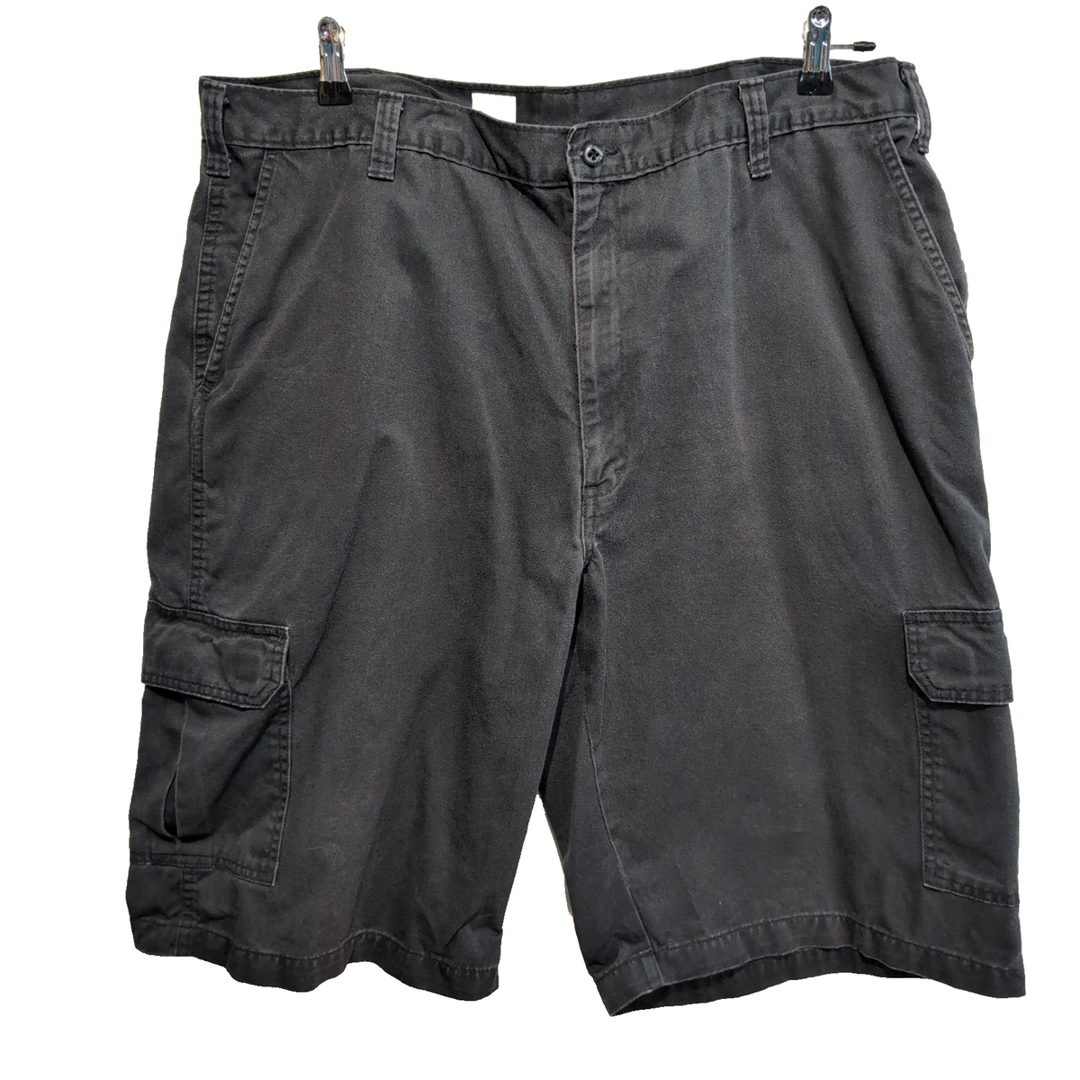 Short Dickies Cargo Noir Homme W40 Multi Poches Coupe Droite