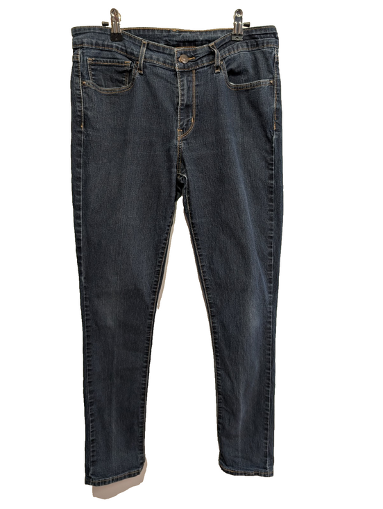Jean Levi's Femme Bleu Denim Ultra Stretch W31 L30 Intemporel