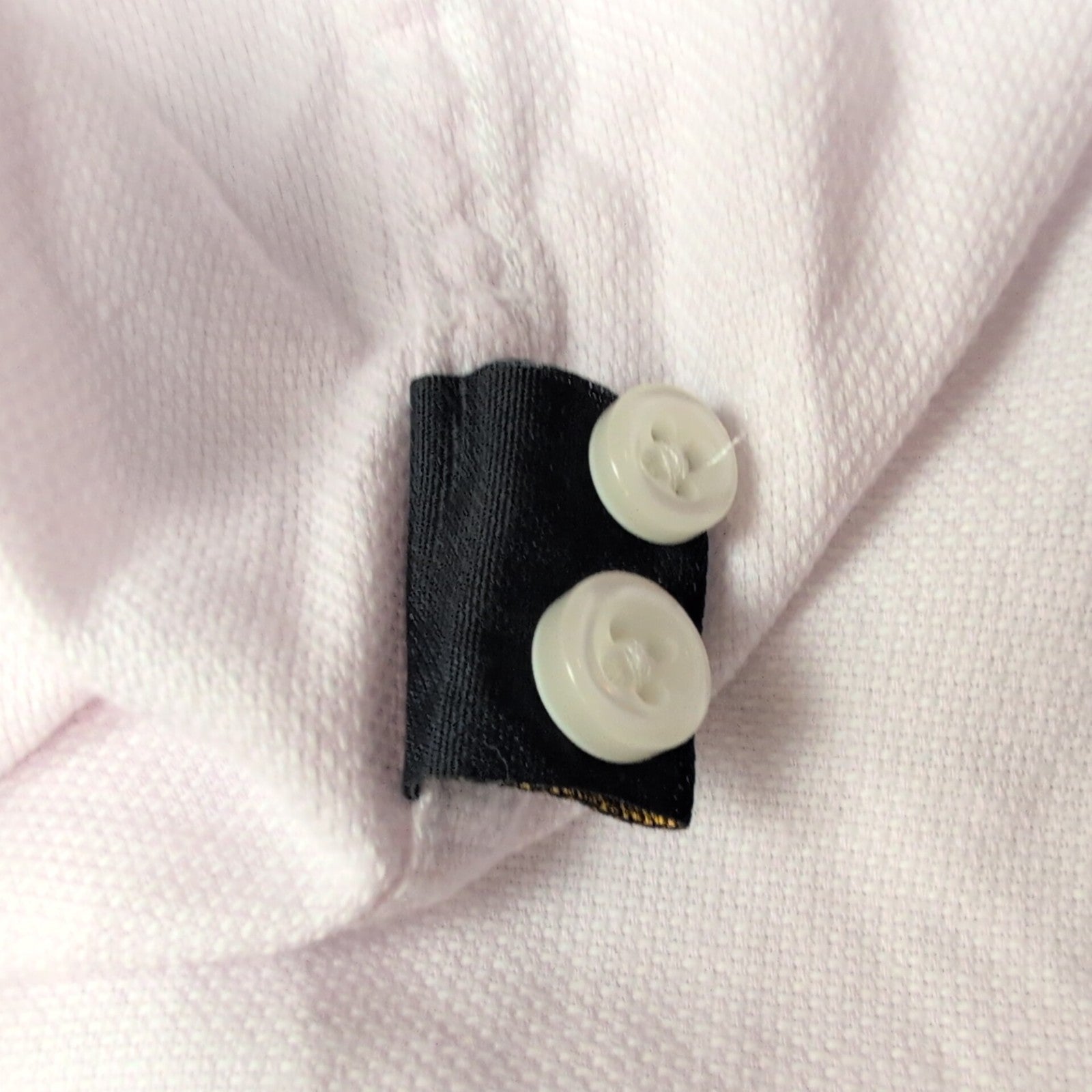 Chemise Henry Jacobson M/L Rose Pâle Unie Coton Logo Brodé Manches Longues