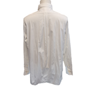 Chemise Ralph Lauren L Blanche Coton Logo Bleu Marine Button Down Shirt