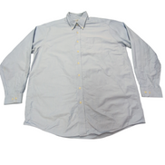 Chemise L.L. Bean bleue uni taille XL #125e