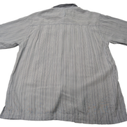 Chemise manches courtes The North Face bleue à rayures taille M #111msch