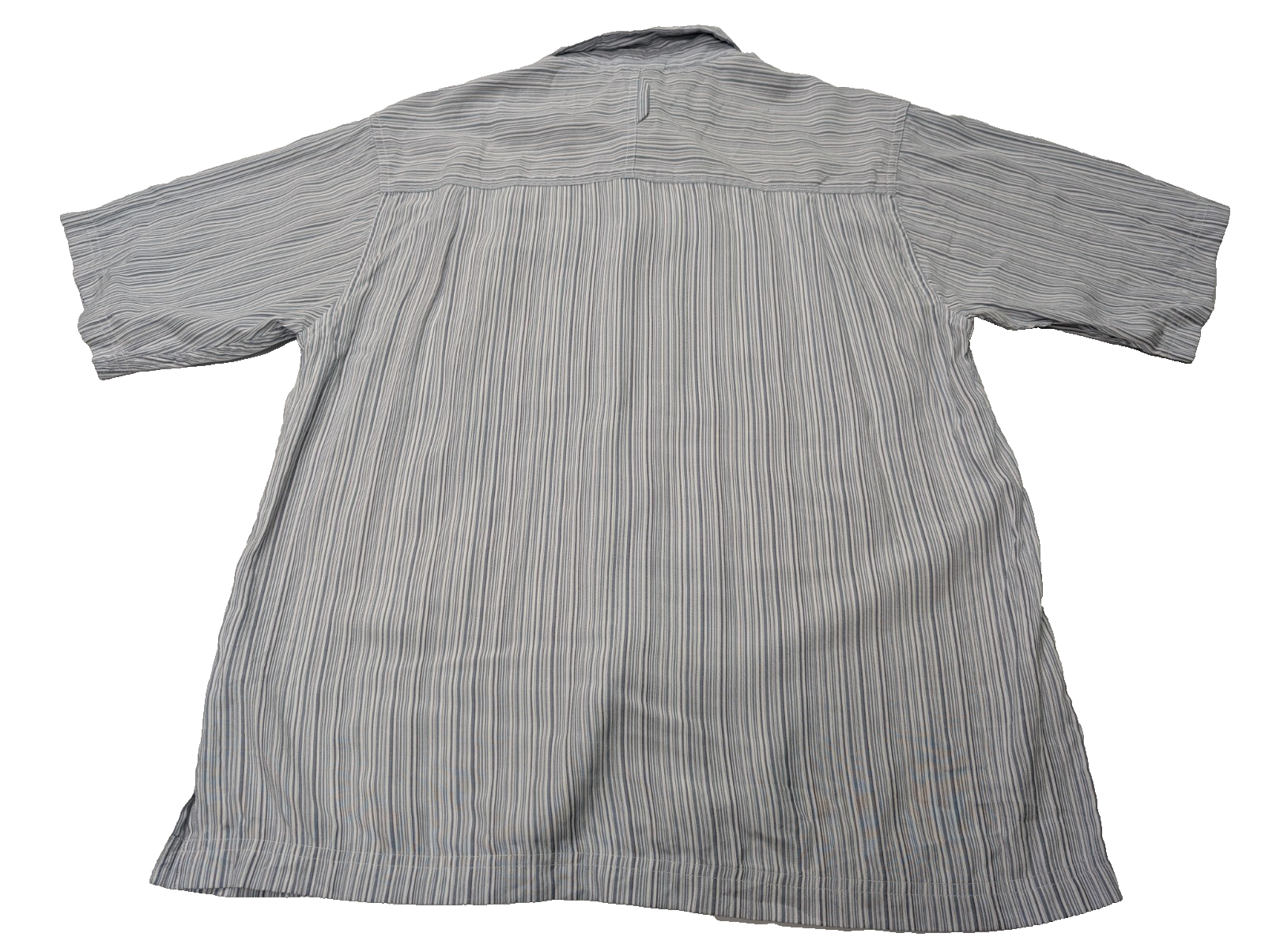 Chemise manches courtes The North Face bleue à rayures taille M #111msch