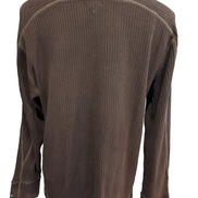 Pull Tommy Hilfiger Marron Texturé Gaufré & Côtelé - Taille L (M)